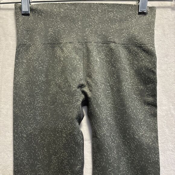 Gymshark Adapt Fleck Seamless Compression Leggings Olive Green Women's Size XS? - Picture 7 of 11